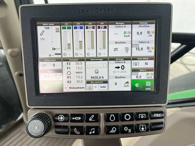 2017 - john deere - 6195r - 4-wheel drive tractor - afbeelding 13 van  20