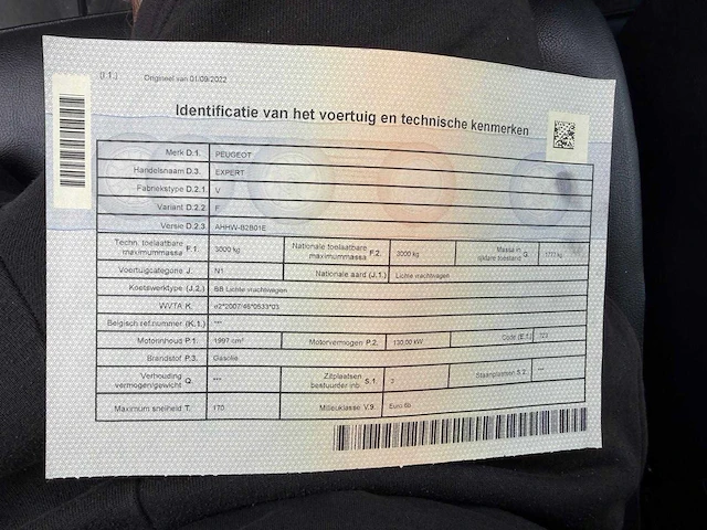 2017 - peugeot expert 2.0 hdi - afbeelding 9 van  17