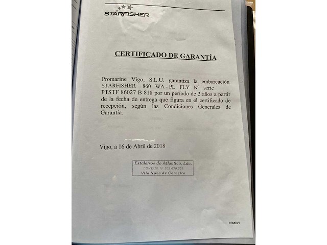2017 - starfisher - 860 flybridge - afbeelding 3 van  14