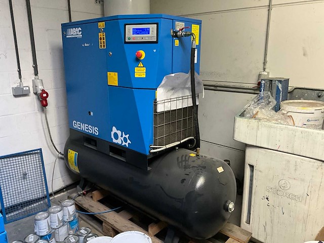2017 abac genesis 11-500 schroefcompressor - afbeelding 1 van  4