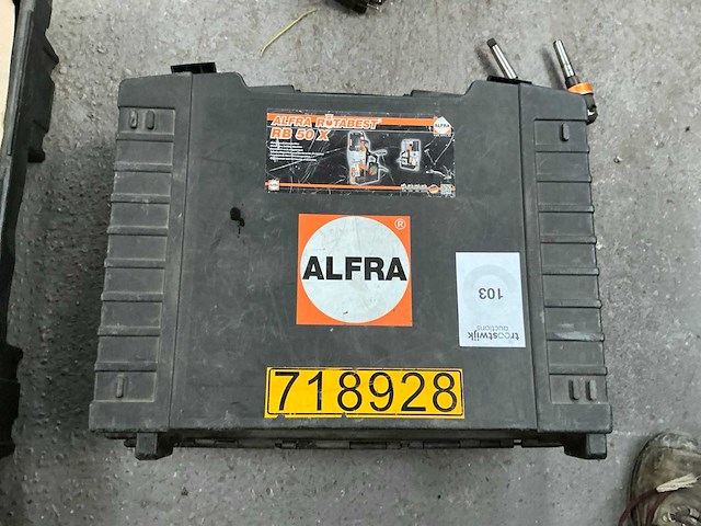2017 alfra rotabest rb 50 x magnetische boormachine te herstellen - afbeelding 7 van  8