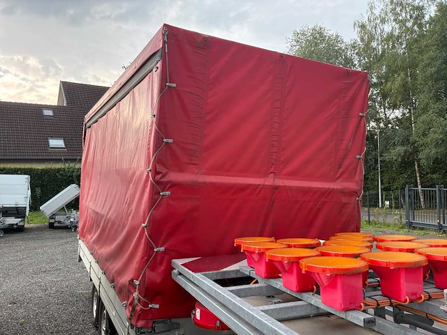 2017 anssems psx 2000-405x178 flatbed trailer - afbeelding 13 van  18