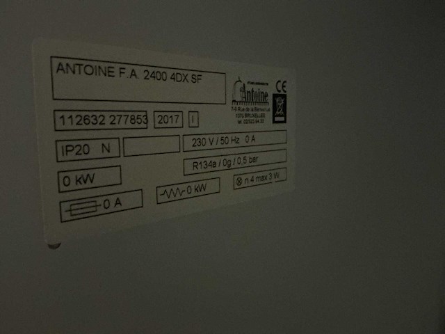 2017 antoine f.a. 2400 4dx sf barkoeling - afbeelding 10 van  11