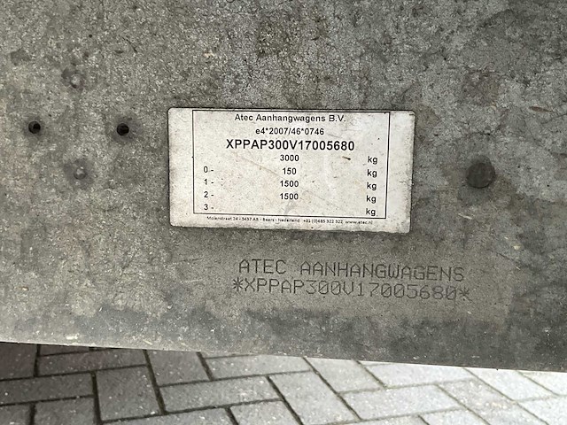 2017 atec o2-2 aanhangwagen - afbeelding 14 van  28