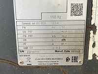 2017 atlas copco qes40 generator - afbeelding 2 van  19