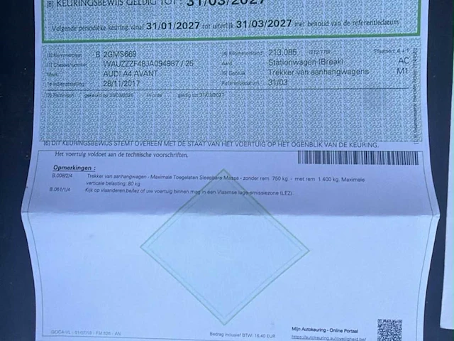 2017 audi a4 avant personenauto - afbeelding 15 van  23