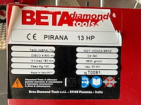2017 beta diamond tools pirana betonzaag / vloerzaag - functioneel - afbeelding 5 van  11