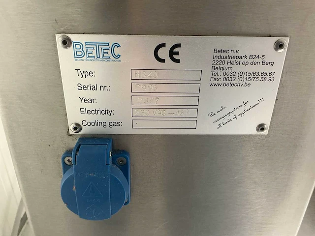 2017 betec mb40 chocolade tempereermachine - afbeelding 4 van  7