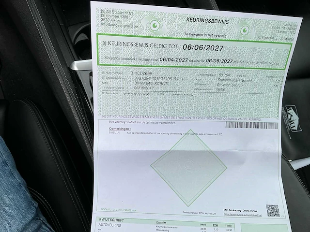 2017 bmw 540i xdrive luxery line personenauto - afbeelding 24 van  35