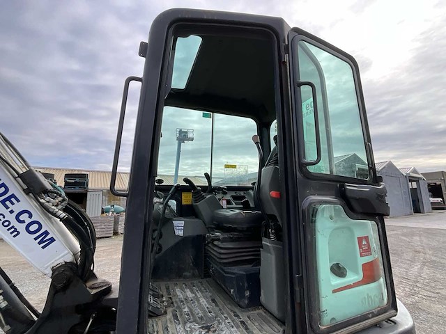 2017 bobcat e50 - rupsgraafmachine (lage urenstand - afbeelding 2 van  36