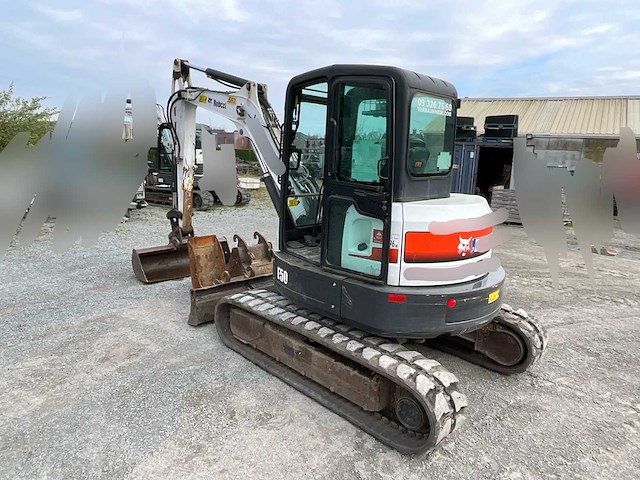 2017 bobcat e50 - rupsgraafmachine (lage urenstand - afbeelding 12 van  34