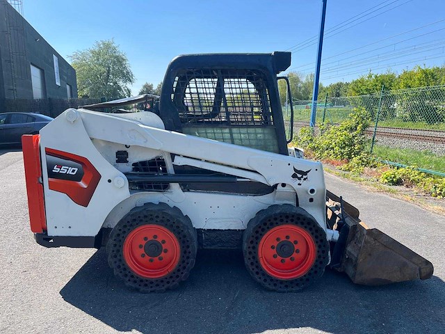 2017 bobcat s510 schranklader - afbeelding 9 van  12