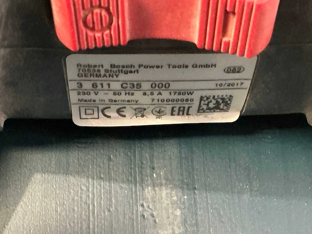 2017 bosch gsh 16-28 e breekhamer 18kg hex-28 - afbeelding 3 van  5
