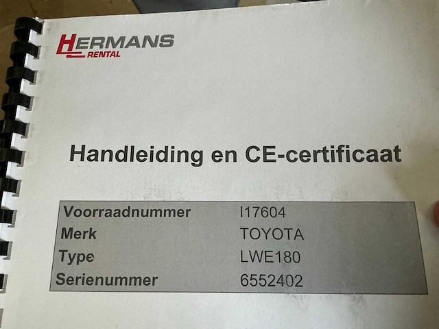 2017 bt levio lwe180 elektrische palletwagen - afbeelding 7 van  10