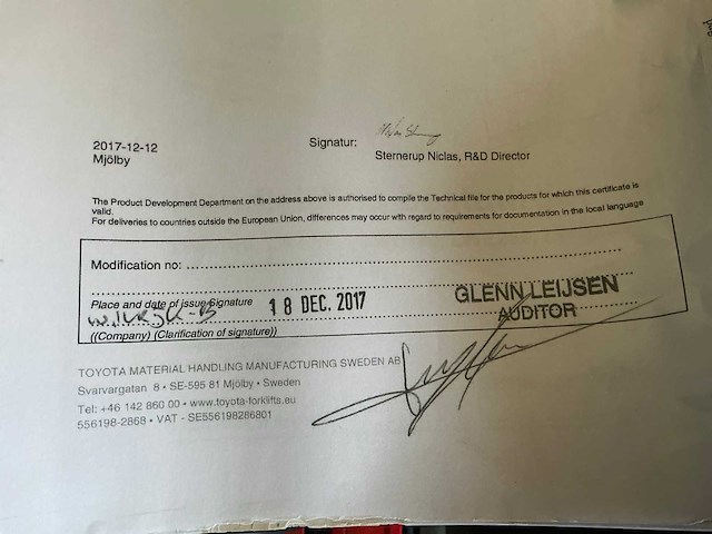 2017 bt levio lwe180 elektrische palletwagen - afbeelding 8 van  10