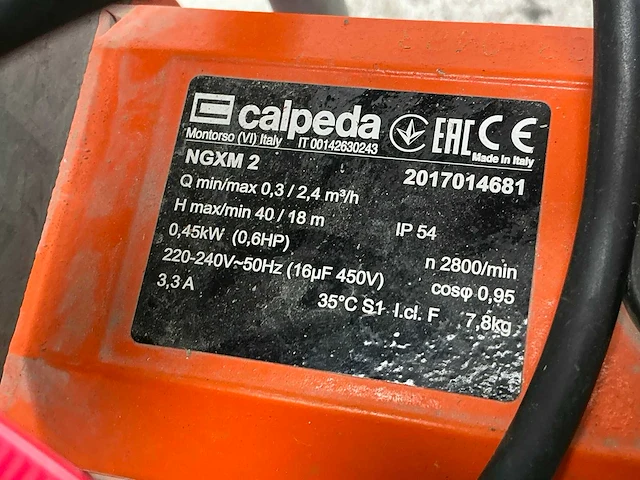 2017 calpeda ngxm 2 waterbedpomp - afbeelding 5 van  7