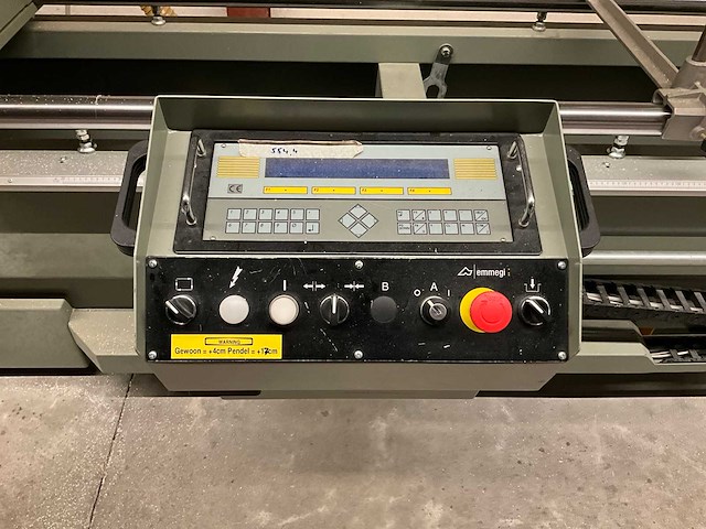 2017 calvet emmegi classic magic 500 tu/5 dubbele cnc afkortcirkelzaagmachine - afbeelding 2 van  5