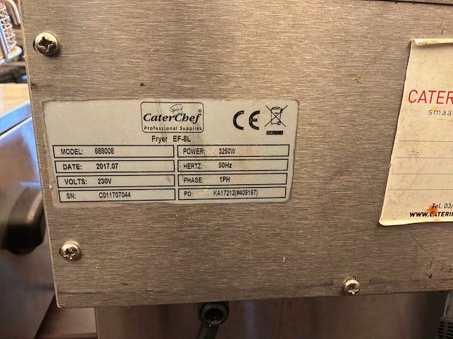 2017 caterchef 688008 friteuse - afbeelding 4 van  4