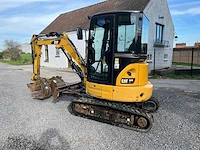 2017 caterpillar / cat 303e cr cat 303e cr – 2017 – 3,3t – cabine – snelkoppeling – 4 emmers – hulphydrauliek - afbeelding 11 van  18