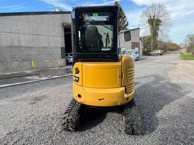 2017 caterpillar / cat 303e cr cat 303e cr – 2017 – 3,3t – cabine – snelkoppeling – 4 emmers – hulphydrauliek - afbeelding 12 van  18