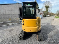 2017 caterpillar / cat 303e cr cat 303e cr – 2017 – 3,3t – cabine – snelkoppeling – 4 emmers – hulphydrauliek - afbeelding 12 van  18