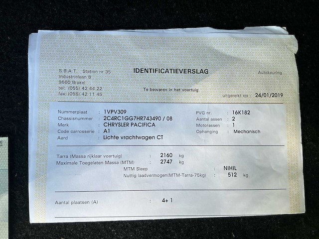 2017 chrysler pacifica lichte vracht - afbeelding 47 van  54