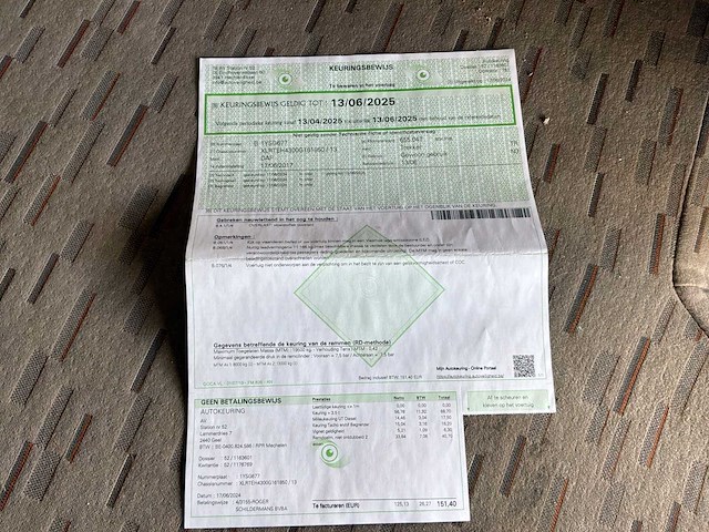 2017 daf h4en3 vrachtwagen - afbeelding 39 van  43