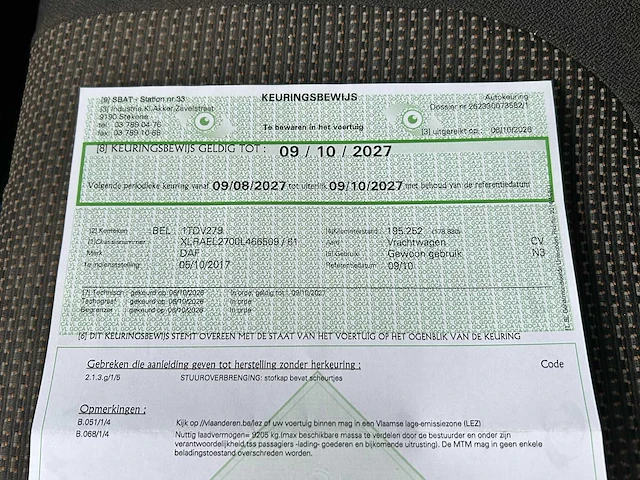 2017 daf lf 290 euro 6 haakarmsysteem met copma 180.4 hijskraan - afbeelding 13 van  25