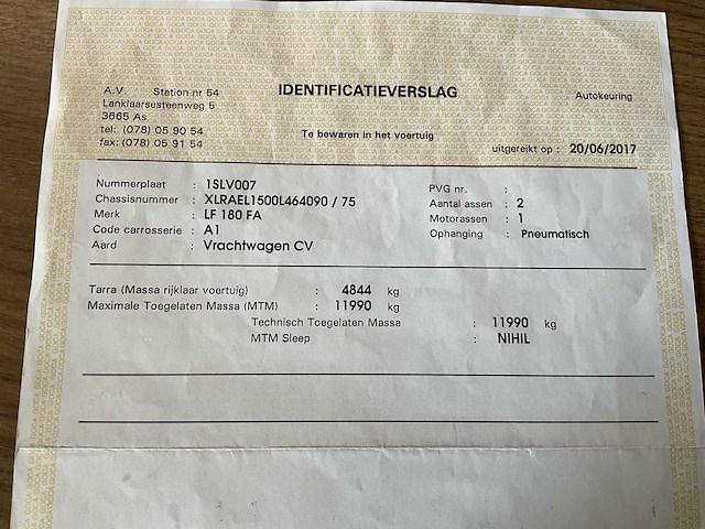 2017 daf lf180 kipper (3 zijden) - automaat - euro 6 - afbeelding 47 van  57