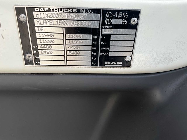 2017 daf lf180 kipper (3 zijden) - automaat - euro 6 - afbeelding 12 van  29