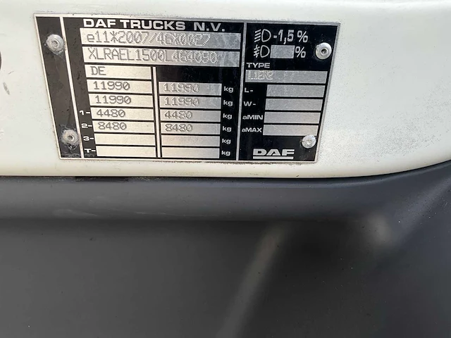 2017 daf lf180 kipper (3 zijden) - automaat - euro 6 - afbeelding 19 van  56