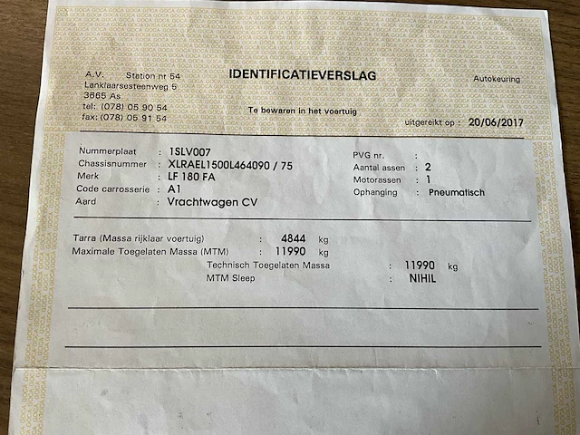 2017 daf lf180 kipper (3 zijden) - automaat - euro 6 - afbeelding 47 van  56