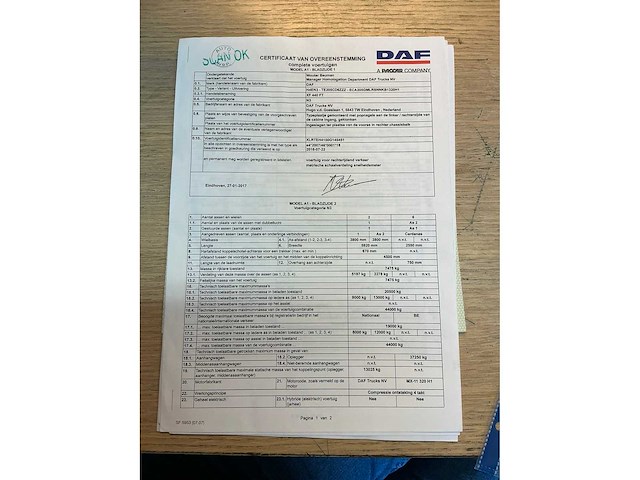 2017 daf xf 440ft vrachtwagen - afbeelding 25 van  32