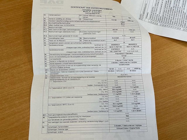 2017 daf xf 460 ftg vrachtwagen - afbeelding 26 van  33
