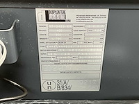 2017 desplentere-lannoy 400l stalen bovengrondse hydrauliekolie/brandstoftank - afbeelding 2 van  4