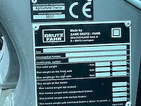 2017 deutz-fahr 6215 ttv agrotron vierwielaangedreven landbouwtractor - afbeelding 41 van  41