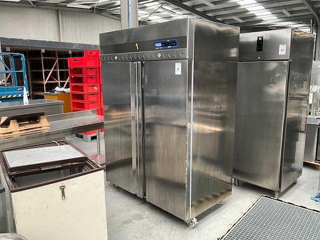 2017 diamond gastro lin plus m2-1440 tweedeurs koelkast rvs - afbeelding 1 van  4