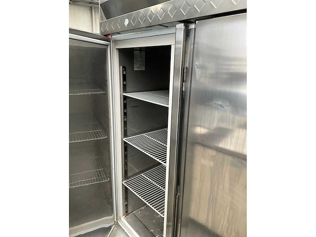 2017 diamond gastro lin plus m2-1440 tweedeurs koelkast rvs - afbeelding 3 van  4