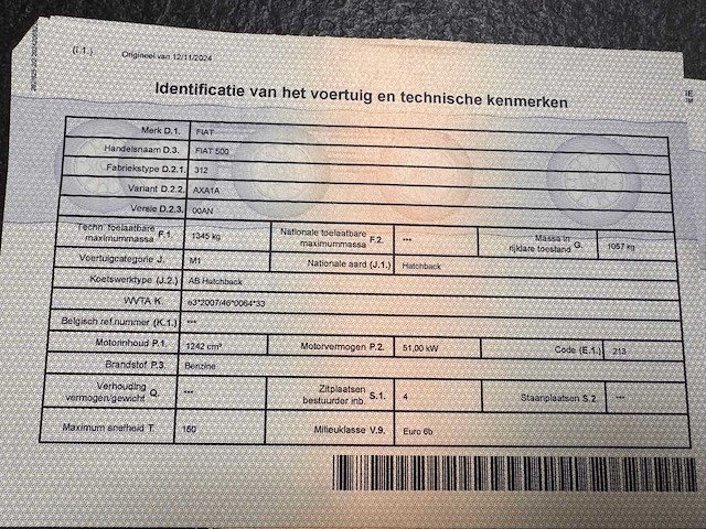 2017 fiat 500 - afbeelding 18 van  25