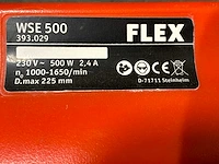 2017 flex powertools wse500 wand-/plafondschuurmachine - 225mm - afbeelding 5 van  6