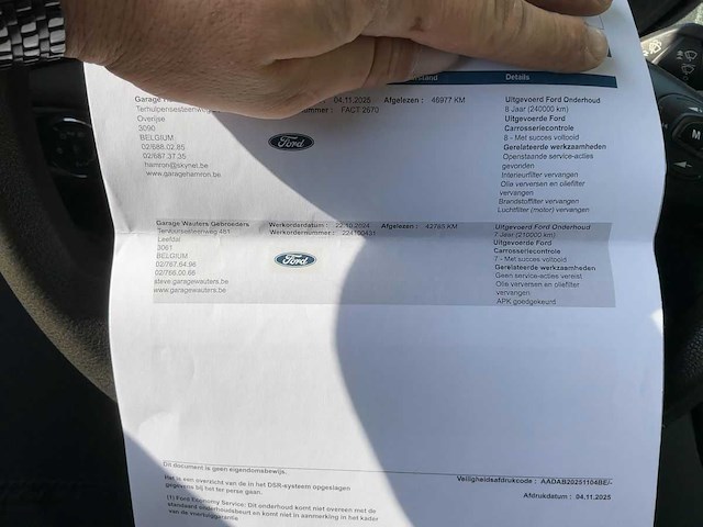 2017 ford transit 1.5 tdci kasten trend lang 48 547km lichte vrachtwagen (6307x) - afbeelding 17 van  24