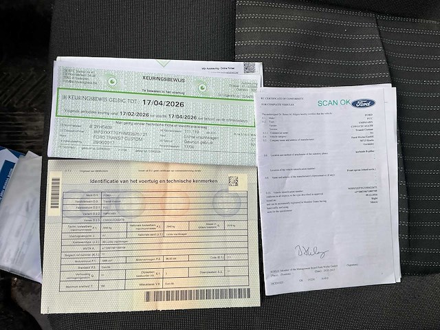 2017 ford transit custom personenauto - afbeelding 11 van  19