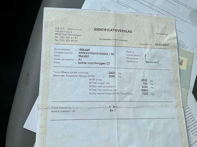 2017 ford transit lichte vrachtwagen - afbeelding 17 van  29