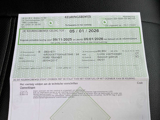 2017 ford transit - afbeelding 52 van  59