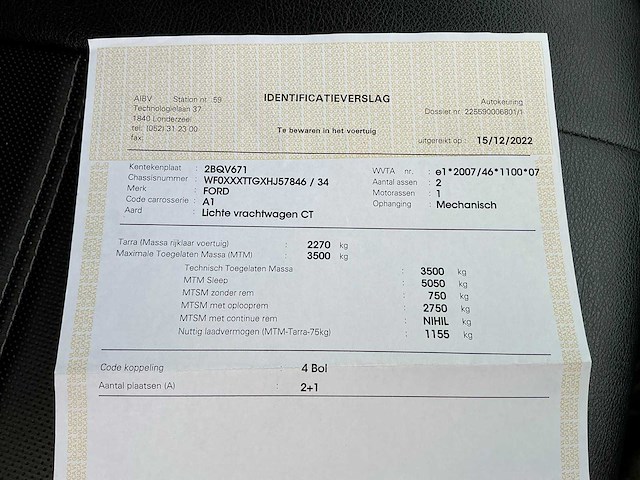 2017 ford transit - afbeelding 55 van  59