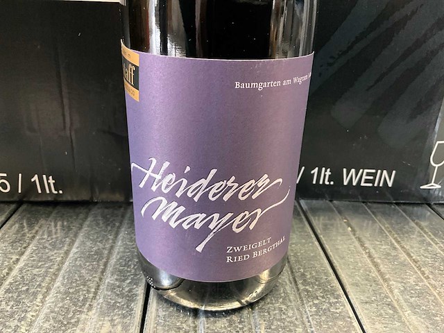 2017 heiderer mayer zweigelt bergthal rode wijn (25x) - afbeelding 4 van  4