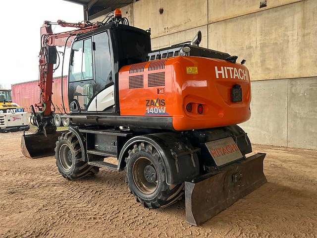 2017 hitachi zx140w-6 banden graafmachine - afbeelding 16 van  32