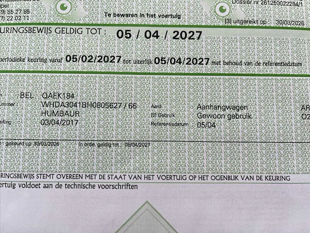 2017 humbaur autotransporter aanhangwagen - afbeelding 2 van  10