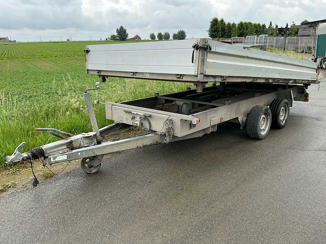 2017 humbaur htk 3500 41 2016 kipper aanhangwagen - afbeelding 1 van  10