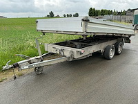 2017 humbaur htk 3500 41 2016 kipper aanhangwagen - afbeelding 1 van  10